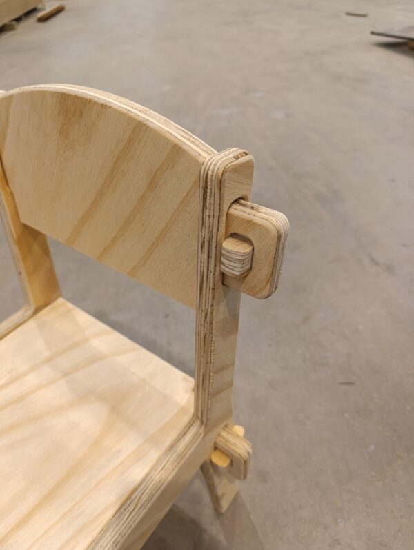 Chaise enfant bois contreplaqué 45€ - Fabrication française Alsace – Image 4